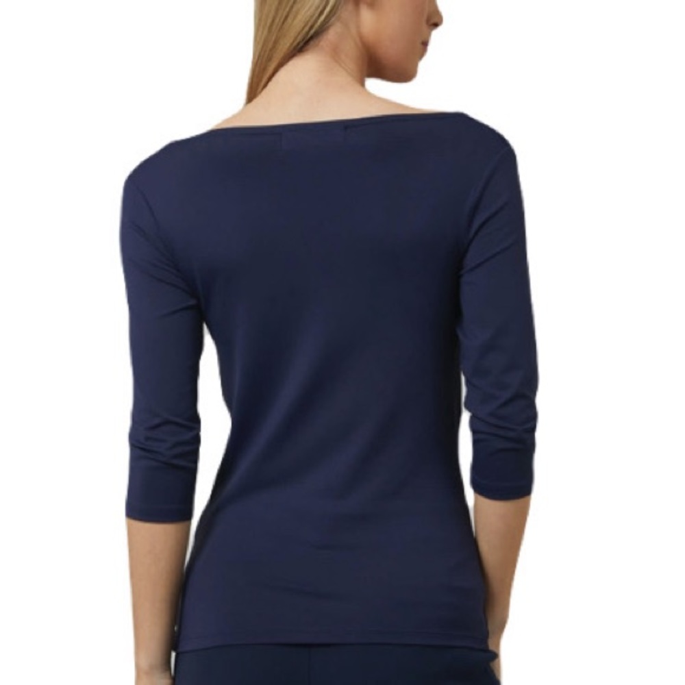 J Crew Linen Top - Navy